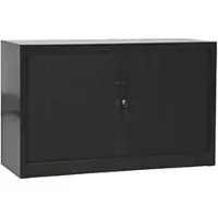 Gürkan Rollladenschrank 120 x 75 cm schwarz, 120x75x46 cm
