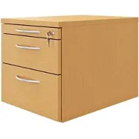Fm Büromöbel Schubladen Rollcontainer braun, 43.4x40x60 cm