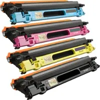 Ampertec 4 Kompatible Toner ersetzt Brother TN-135 Multipack KCMY