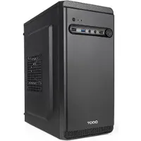 TooQ Dodeka Ultra, Mini Tower, PC, Schwarz, micro ATX, Mini-ITX, SPCC, 14 cm