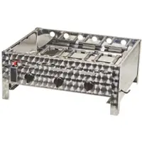 K + F Metalltechnik GmbH & Co. KG Edelstahl-Gastrobräter 3-flammig Grundmodell Grill ohne Zubehör