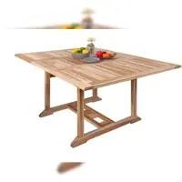 Möbelliebling Teak Gartentisch eckig ausziehbar 120 - 170 cm x 120 cm Madera