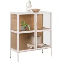Momax Vitrine Amy Eichefarben/Beige