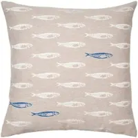 PAD Dekokissen "SARDINE", beige, B:45cm L:45cm, Baumwolle, Dekokissen_Sitzkissen_Kissenhüllen, Dekokissen, made in europe