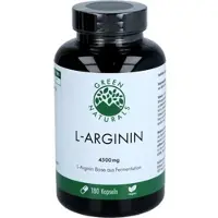Heilpflanzenwohl GmbH Green Naturals L-Arginin Base 4500 mg Vegan 180 ST