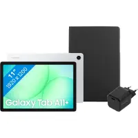 Samsung Galaxy Tab A11 11 Zoll 128GB Wi-Fi Silber + Basis Zubehörset