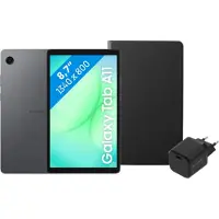 Samsung Galaxy Tab A11 8,7 Zoll 64GB Wi-Fi + 4G Grau + Basis Zubehörset