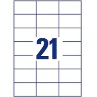 Dundee Etiketten D585099 weiß 70,0 x 42,3 mm