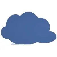 Rocada Whiteboard »Skin Shape« 75x115 cm - Cloud blau