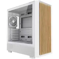 Dutzo C740 Airflow Wood - Gehäuse - Miditower - Weiß