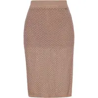 Dreimaster Women Skirt in taupe | Gr.: M/L