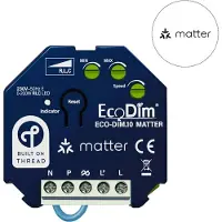 EcoDim Matter Inbouwdimmer 250W Fase Afsnijding