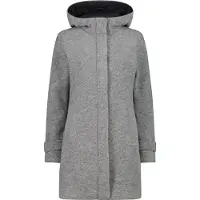 CMP Damen Winterjacke Coat FIX Hood Grau 44