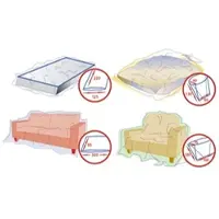 VEPATIM 2x Schutzhüllen-Set für Matratze Couch Bett und Sessel