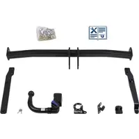 Rameder AUTO-HAK Anhängerkupplung abnehmbar inkl. TowTec E-Satz 13polig universal - RENAULT GRAND SCÉNIC II