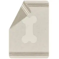 David Fussenegger Hundedecke 'Bones' 70 x 90 cm Rauch- Beige