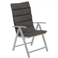 Merxx Kissen für Santorin Klappsessel, 110 x 50 x 4 cm, Grau