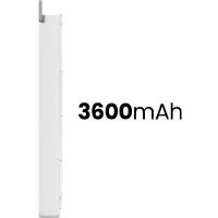 Avizar , Notfalllampe 60 LED 3600 mAh, Weiß
