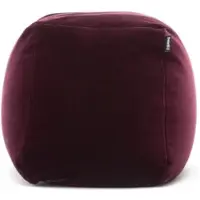 Freistil Rolf Benz - 173 Pouf, Ø 55 cm, schwarzrot (6085)