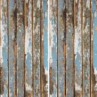 Winwall Duschrückwand Aluverbund Altholz türkis, 2-er Set, 2500x1250 mm