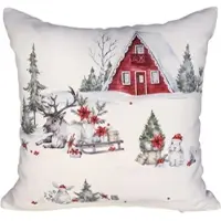 Otto Home Dekokissen "Lealux", bunt, B:40cm L:40cm, Polyester, Dekokissen_Sitzkissen_Kissenhüllen, Dekokissen, ohne Füllung, 40 x 40 cm, weihnachtlich, Weihnachtsdeko