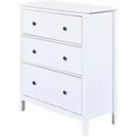 Möbel Kraft Kommode aus Massivholz ¦ weiß ¦ Maße (cm): B: 84,8 H: 96 T: 45.0