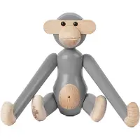 Kay Bojesen Denmark Kay Bojesen - Holz-Affe mini, grau