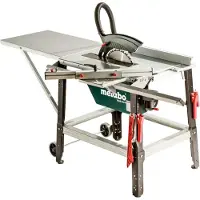 Metabo Tischkreissäge TKHS 315 M - 4,20 DNB Set mit kugelgelagertem Schiebeschlitten, für Drehstrom