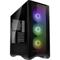 Lian Li Lancool II Mesh RGB , Midi Tower, PC, Schwarz, Transparent, ATX, EATX, ITX, micro ATX, Netz, Stahl, Gehärtetes Glas, Multi