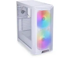 Lian Li Lancool 215, Midi Tower, PC, Weiß, ATX, EATX, ITX, Mini-ATX, SGCC, Gehärtetes Glas, Gaming