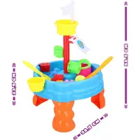 Eddy Toys Sand- und Wasserspieltisch - 22 Teile