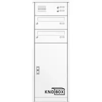 Knobloch Paketkasten KNOBOX 14 mit zwei Briefkästen, Sprech- & Klingelsystem