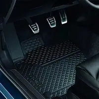 Volkswagen Allwetterfußmatten hinten Titanschwarz für Golf 7 und Golf 7 Variant