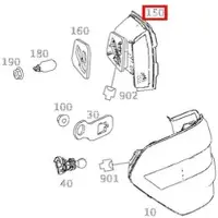 Mercedes-Benz E-Klasse 212 Heckleuchtenkombination links A212906190364