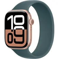 Apple Silikon Solo Loop für Watch Series 1 - 11 / SE / Ultra (44/45/46/49 mm) - Größe 5 - Lake Green