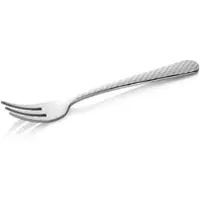 WAS Germany 12x Kuchengabel CELESTE, 14,5 cm, mit strukturierter Oberfläche Chromnickelstahl 18/10
