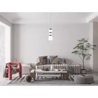 ITALUX Pendelleuchte Evans LED Gold Designlampe