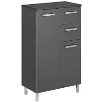 Pelipal Highboard Mainz Breite 60 cm anthrazit zerlegt