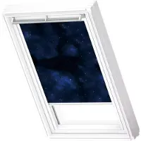 Velux Verdunkelungsrollo Kids Universum manuell Rahmen weiß DKL MK04 4653SWL
