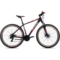Ks Cycling Mountainbike "Hardtail 29 Morzine schwarz-rot 21 Gänge" 21 Gang Kettenschaltung
