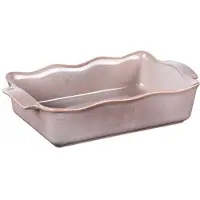 TABLE PASSION Rechteckige Auflaufform Ely 31x17x7 cm braun - Braun Rectangle Porcelain 31x17.5 cm