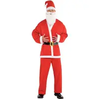 Amscan Erwachsenenkostüm Weihnachtsmann Anzug Grösse L