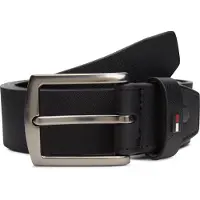 Tommy Hilfiger Herrengürtel Denton Adj 3.5 AM0AM14066 Schwarz 80