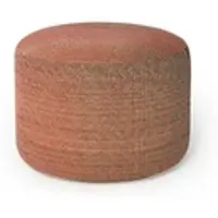 Nanimarquina - Shade 1A Outdoor-Pouf, medium, Ø 60 x 43 cm, rot