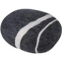 Myfelt - Kieselstein Pouf Hugo 2XL, dunkelgrau meliert