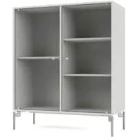 Montana - Ripple II Vitrinenschrank, Chrom / nordic