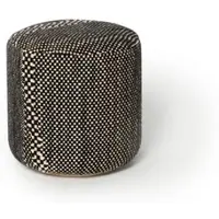 Nanimarquina - Wabisabi Pouf, Ø 40 x H 43 cm, small, anthrazit