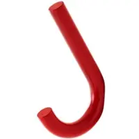 Thonet - S 12 Wandhaken, H 20 cm, tomatenrot (RAL 3013)