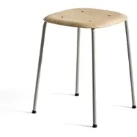 HAY - Soft Edge 70 Hocker, Eiche / grau