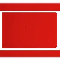 Clairefontaine 10x Crok'Book, Skizzenheft 11x17, 24 Blatt weiß 90g, Querformat - Rot 60341C